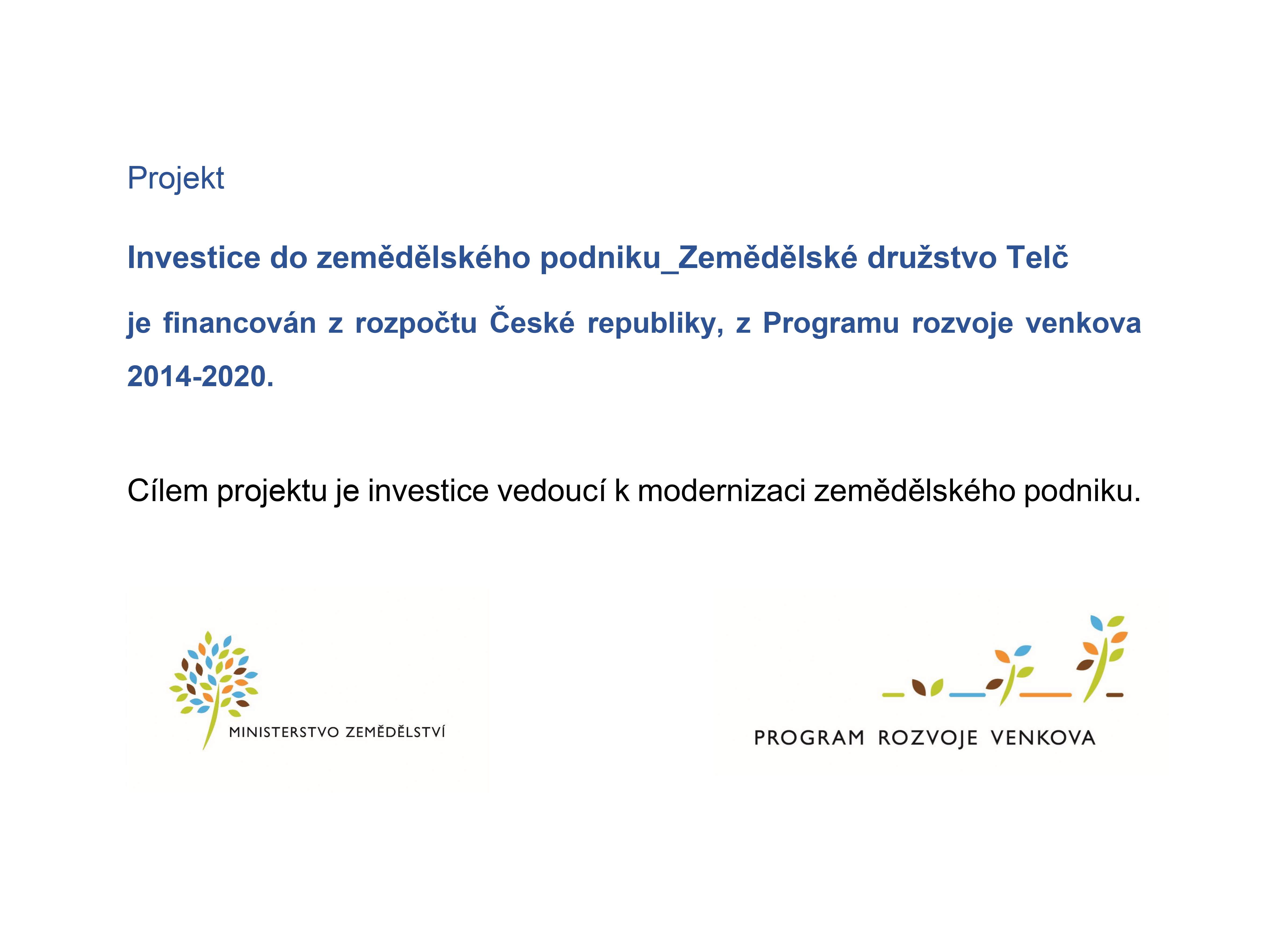 Publicita projektu - produkční stáj